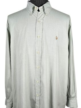 Ralph Lauren Classic Fit Sage Long Sleeve Men's Button Down Collar Pony Size XXL